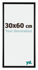 Bordeaux Kunststof Fotokader 30x60cm Zwart Mat Voorzijde Maat | Yourdecoration.be