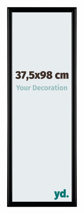 Bordeaux Kunststof Fotokader 37 5x98cm Zwart Mat Voorzijde Maat | Yourdecoration.be