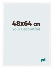 Bordeaux Kunststof Fotokader 48x64cm Wit Hoogglans Voorzijde Maat | Yourdecoration.be