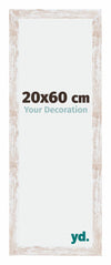 Catania MDF Fotokader 20x60cm White Wash Maat | Yourdecoration.be