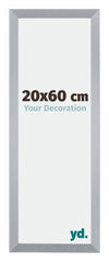 Catania MDF Fotokader 20x60cm Zilver Maat | Yourdecoration.be