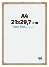 Catania MDF Fotokader 21x29 7cm A4 Goud Maat | Yourdecoration.be