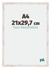 Catania MDF Fotokader 21x29 7cm A4 White Wash Maat | Yourdecoration.be