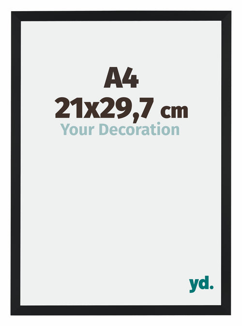 Catania MDF Fotokader 21x29 7cm A4 Zwart Maat | Yourdecoration.be