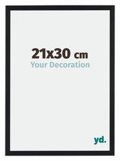 Catania MDF Fotokader 21x30cm Zwart Maat | Yourdecoration.be