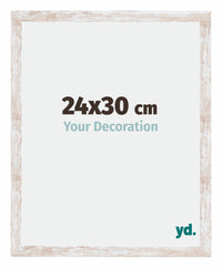 Catania MDF Fotokader 24x30cm White Wash Maat | Yourdecoration.be