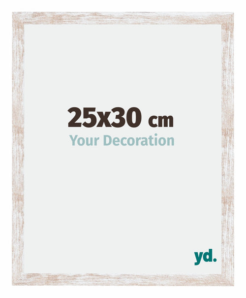 Catania MDF Fotokader 25x30cm White Wash Maat | Yourdecoration.be