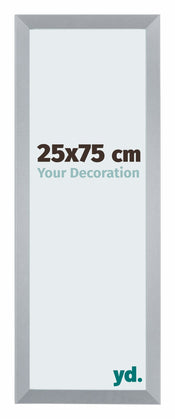 Catania MDF Fotokader 25x75cm Zilver Voorzijde Maat | Yourdecoration.be