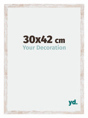 Catania MDF Fotokader 30x42cm White Wash Maat | Yourdecoration.be