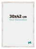 Catania MDF Fotokader 30x42cm White Wash Maat | Yourdecoration.be