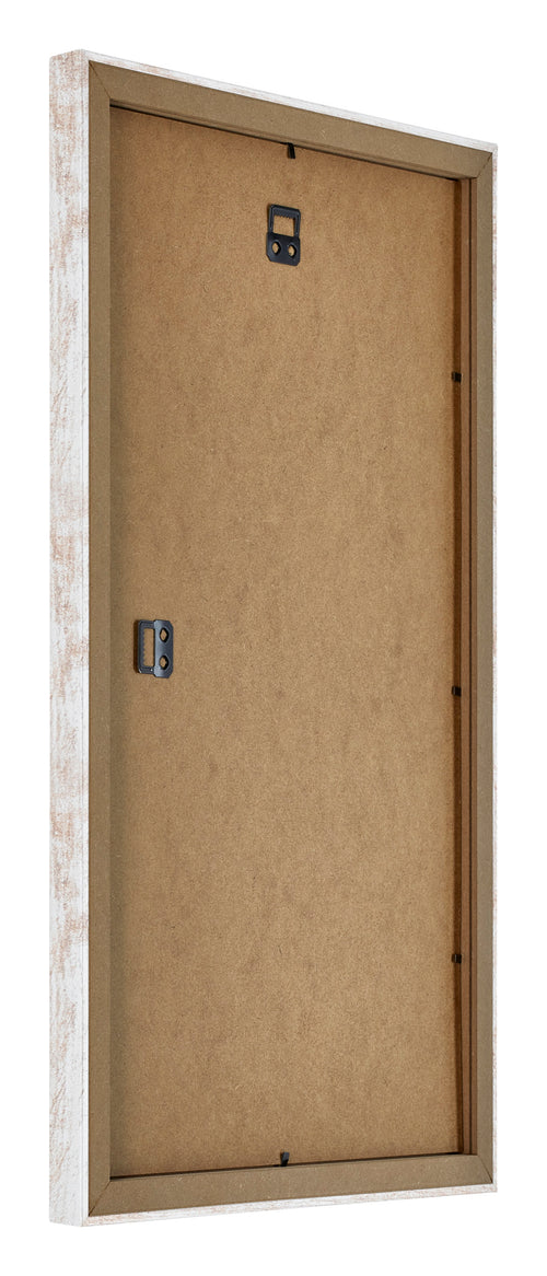 Catania MDF Fotokader 30x50cm White Wash Achterzijde Schuin | Yourdecoration.be