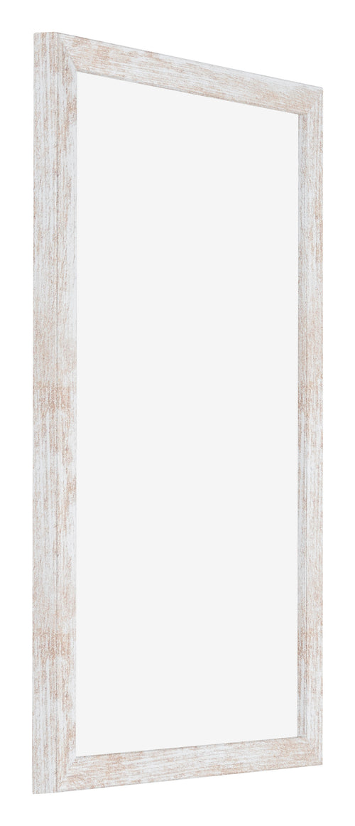 Catania MDF Fotokader 30x50cm White Wash Voorzijde Schuin | Yourdecoration.be