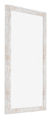 Catania MDF Fotokader 30x50cm White Wash Voorzijde Schuin | Yourdecoration.be
