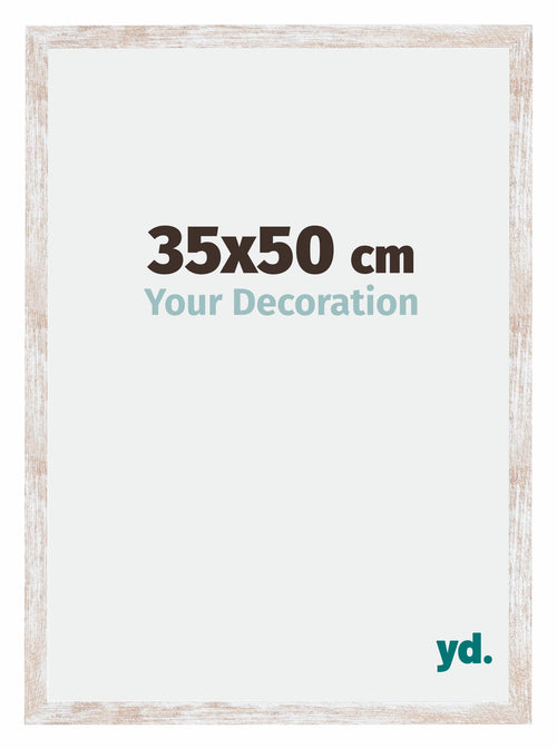 Catania MDF Fotokader 35x50cm White Wash Maat | Yourdecoration.be