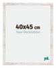 Catania MDF Fotokader 40x45cm White Wash Maat | Yourdecoration.be