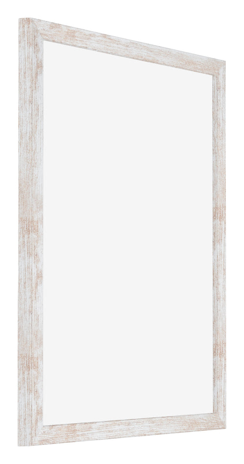 Catania MDF Fotokader 40x45cm White Wash Voorzijde Schuin | Yourdecoration.be
