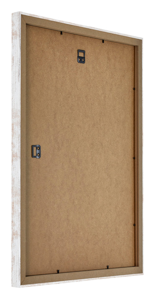 Catania MDF Fotokader 40x55cm White Wash Achterzijde Schuin | Yourdecoration.be