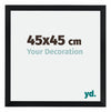 Catania MDF Fotokader 45x45cm Zwart Maat | Yourdecoration.be
