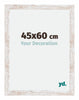 Catania MDF Fotokader 45x60cm White Wash Maat | Yourdecoration.be