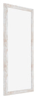 Catania MDF Fotokader 45x80cm White Wash Voorzijde Schuin | Yourdecoration.be