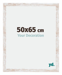 Catania MDF Fotokader 50x65cm White Wash Maat | Yourdecoration.be