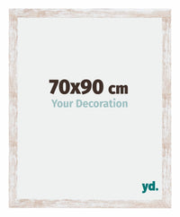 Catania MDF Fotokader 70x90cm White Wash Maat | Yourdecoration.be