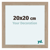 Como MDF Fotokader 20x20cm Eiken Licht Voorzijde Maat | Yourdecoration.be