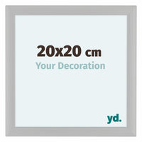 Como MDF Fotokader 20x20cm Wit Houtnerf Voorzijde Maat | Yourdecoration.be