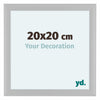 Como MDF Fotokader 20x20cm Wit Mat Voorzijde Maat | Yourdecoration.be