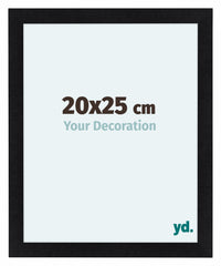 Como MDF Fotokader 20x25cm Zwart Mat Voorzijde Maat | Yourdecoration.be