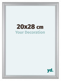 Como MDF Fotokader 20x28cm Zilver Mat Voorzijde Maat | Yourdecoration.be
