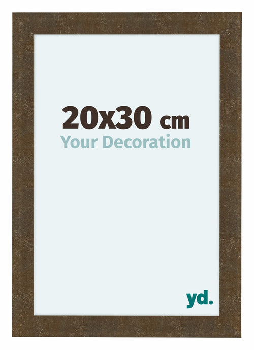 Como MDF Fotokader 20x30cm Goud Antiek Voorzijde Maat | Yourdecoration.be