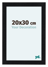 Como MDF Fotokader 20x30cm Zwart Mat Voorzijde Maat | Yourdecoration.be