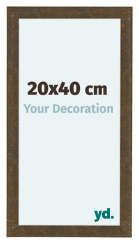Como MDF Fotokader 20x40cm Goud Antiek Voorzijde Maat | Yourdecoration.be