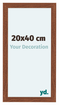 Como MDF Fotokader 20x40cm Notenboom Voorzijde Maat | Yourdecoration.be