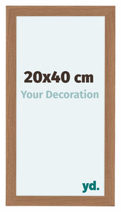 Como MDF Fotokader 20x40cm Notenhout Licht Voorzijde Maat | Yourdecoration.be