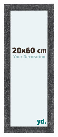 Como MDF Fotokader 20x60cm Grijs Geveegd Voorzijde Maat | Yourdecoration.be