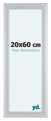 Como MDF Fotokader 20x60cm Zilver Mat Voorzijde Maat | Yourdecoration.be
