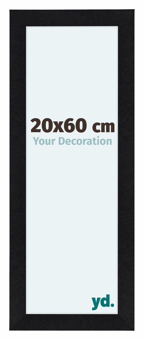 Como MDF Fotokader 20x60cm Zwart Mat Voorzijde Maat | Yourdecoration.be