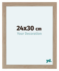 Como MDF Fotokader 24x30cm Eiken Licht Voorzijde Maat | Yourdecoration.be