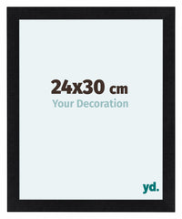 Como MDF Fotokader 24x30cm Zwart Mat Voorzijde Maat | Yourdecoration.be