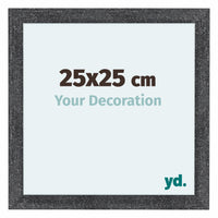 Como MDF Fotokader 25x25cm Grijs Geveegd Voorzijde Maat | Yourdecoration.be