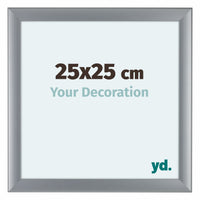 Como MDF Fotokader 25x25cm Zilver Mat Voorzijde Maat | Yourdecoration.be