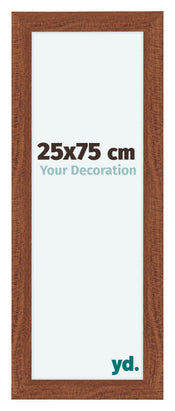 Como MDF Fotokader 25x75cm Walnoot Voorzijde Maat | Yourdecoration.be