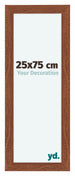Como MDF Fotokader 25x75cm Walnoot Voorzijde Maat | Yourdecoration.be