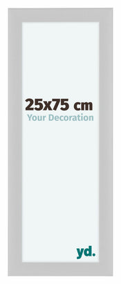 Como MDF Fotokader 25x75cm Wit Hoogglans Voorzijde Maat | Yourdecoration.be