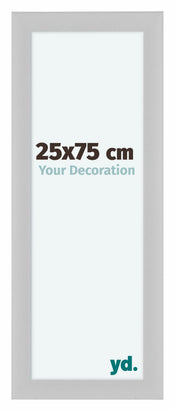 Como MDF Fotokader 25x75cm Wit Mat Voorzijde Maat | Yourdecoration.be
