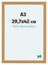 Como MDF Fotokader 29 7x42cm A3 Beuken Voorzijde Maat | Yourdecoration.be