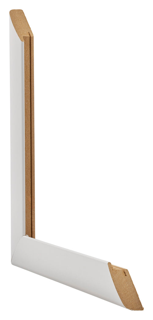 Como MDF Fotokader 29 7x42cm A3 Wit Mat Doorsnede | Yourdecoration.be