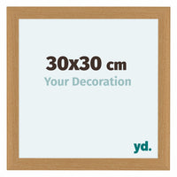 Como MDF Fotokader 30x30cm Beuken Voorzijde Maat | Yourdecoration.be